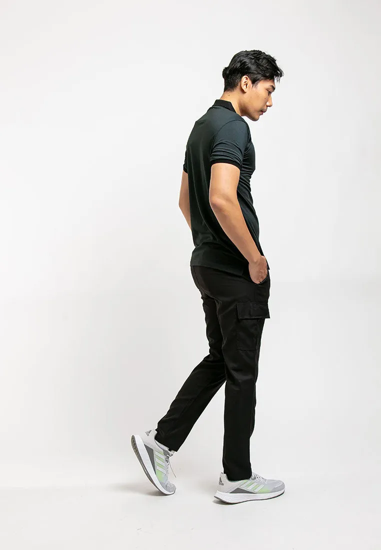 Forest Easy Cotton Cargo Stretchable Slim Fit Long Pants Men | Seluar Lelaki Panjang  - 10750