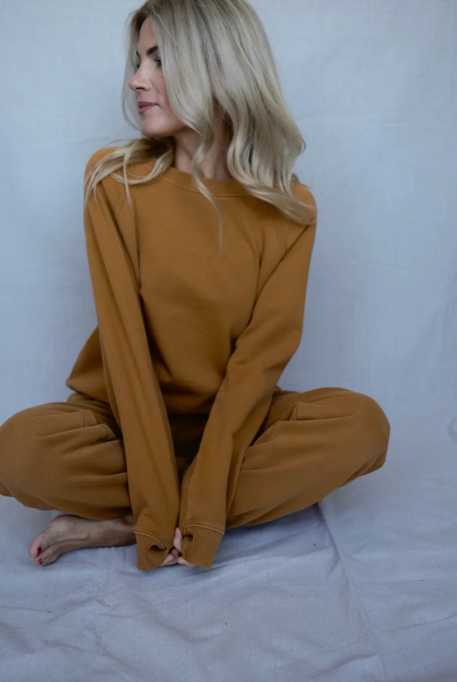 Vintage Fleece Jogger - Camel